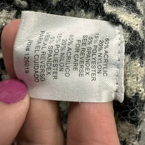 Joseph A. Medium Hooded Cardigan Open Front Duster Cozy Warm Comfortable Winter - Picture 9 of 10